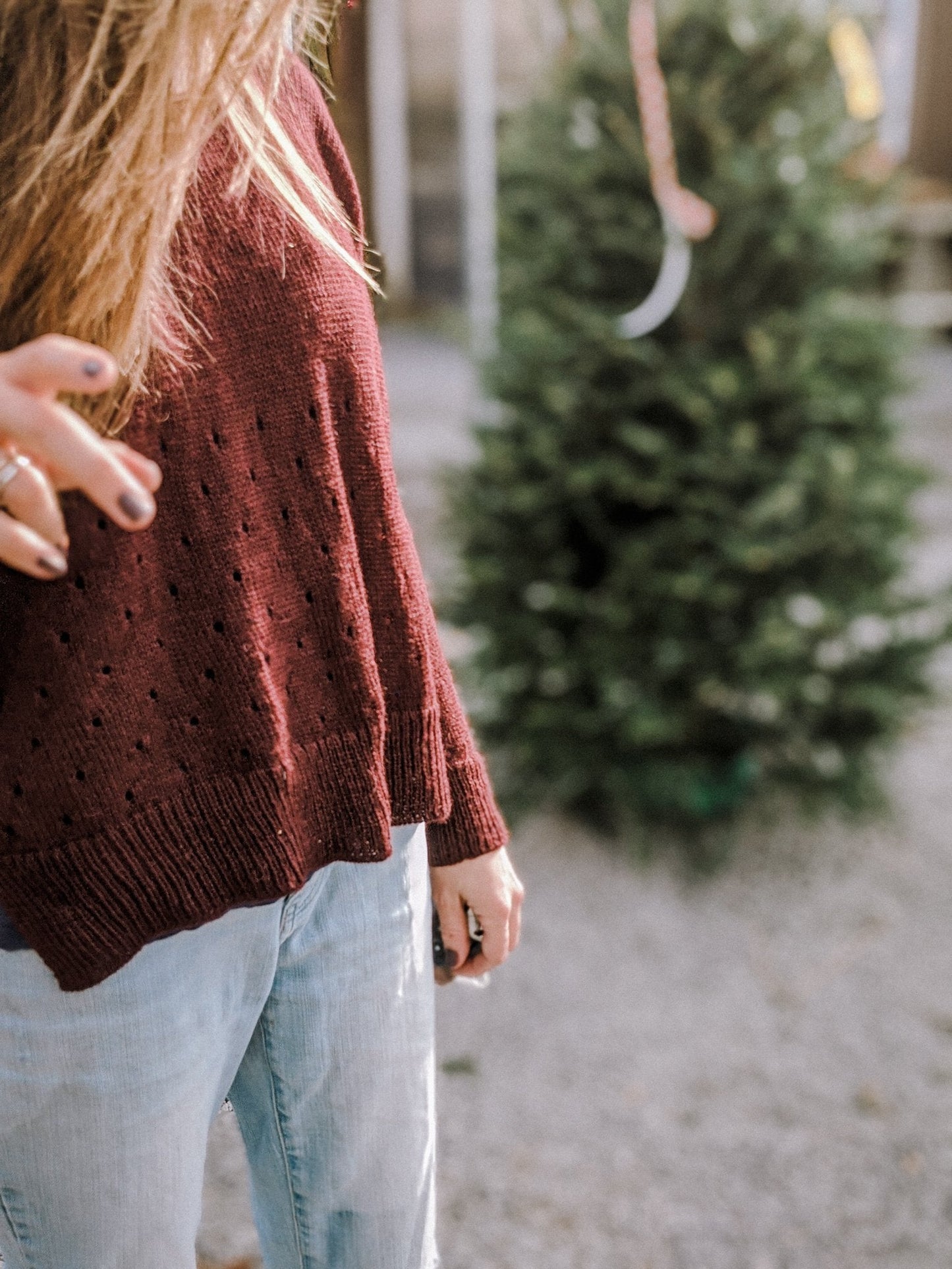 Baby Alpaca Pullover Sweater in Brown