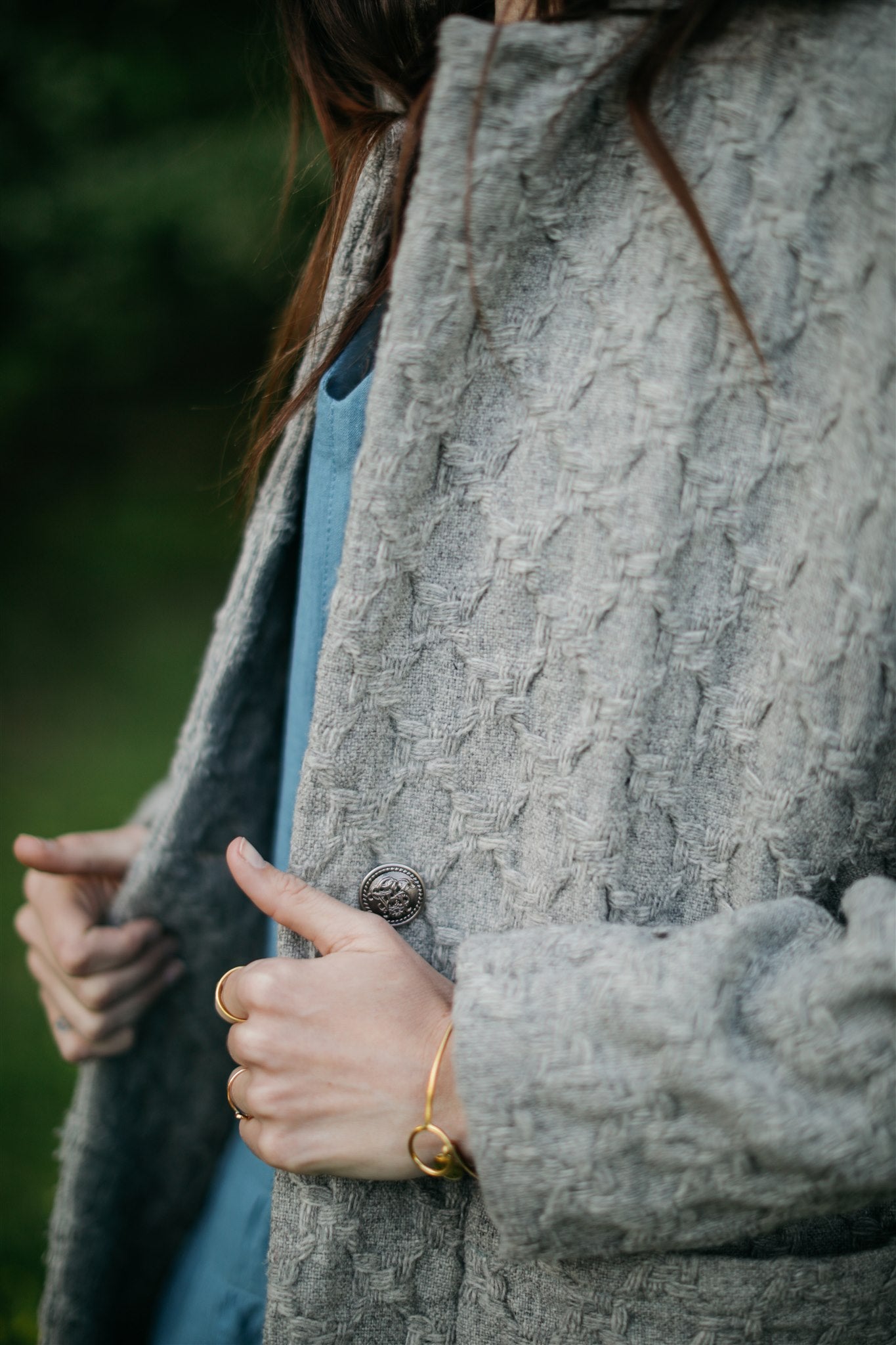 Portuguese Wool Pieper Coat in Vintage Cream Made to Order