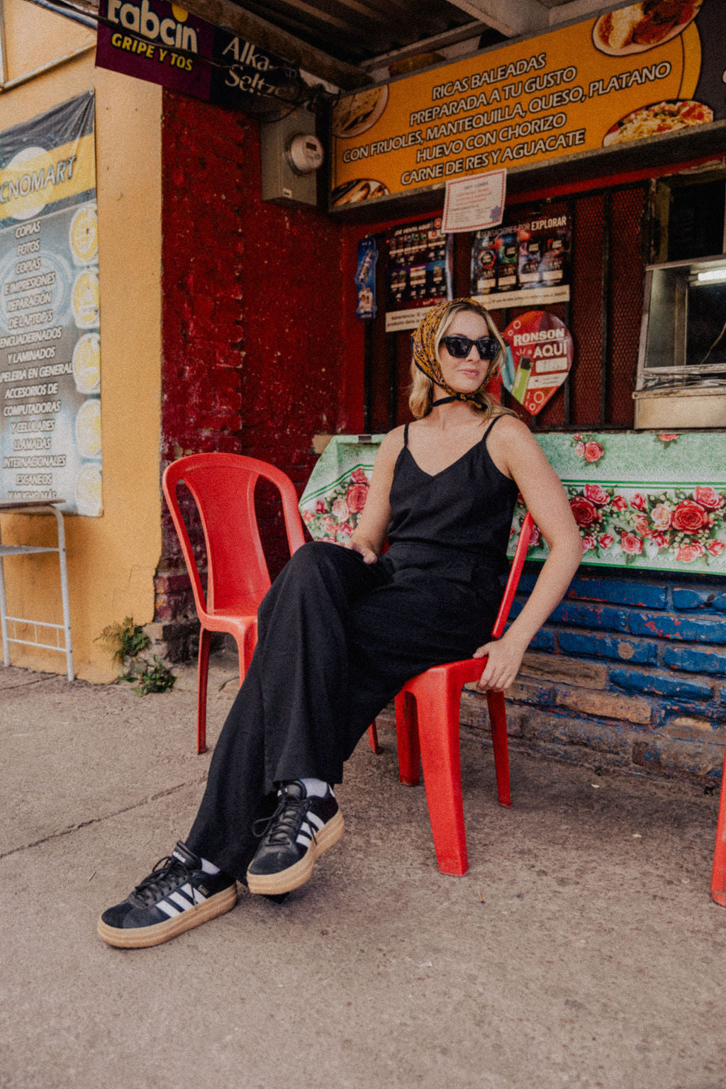 Bias Cut Tank in Black Linen