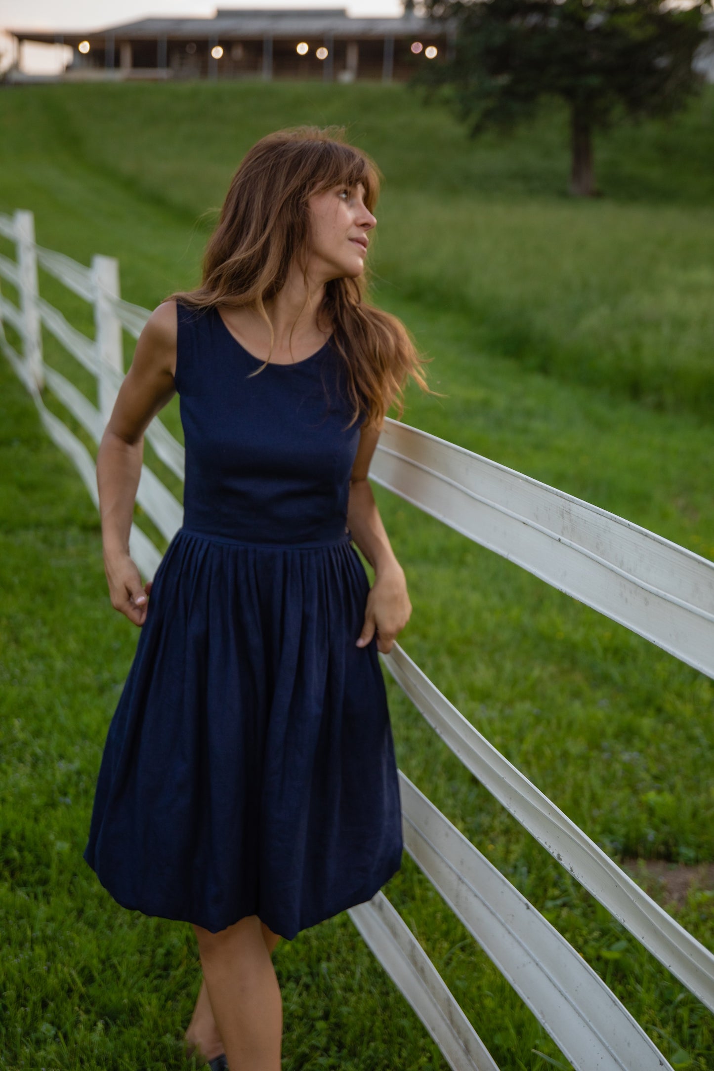Lucy Dress in Linen Made to Order