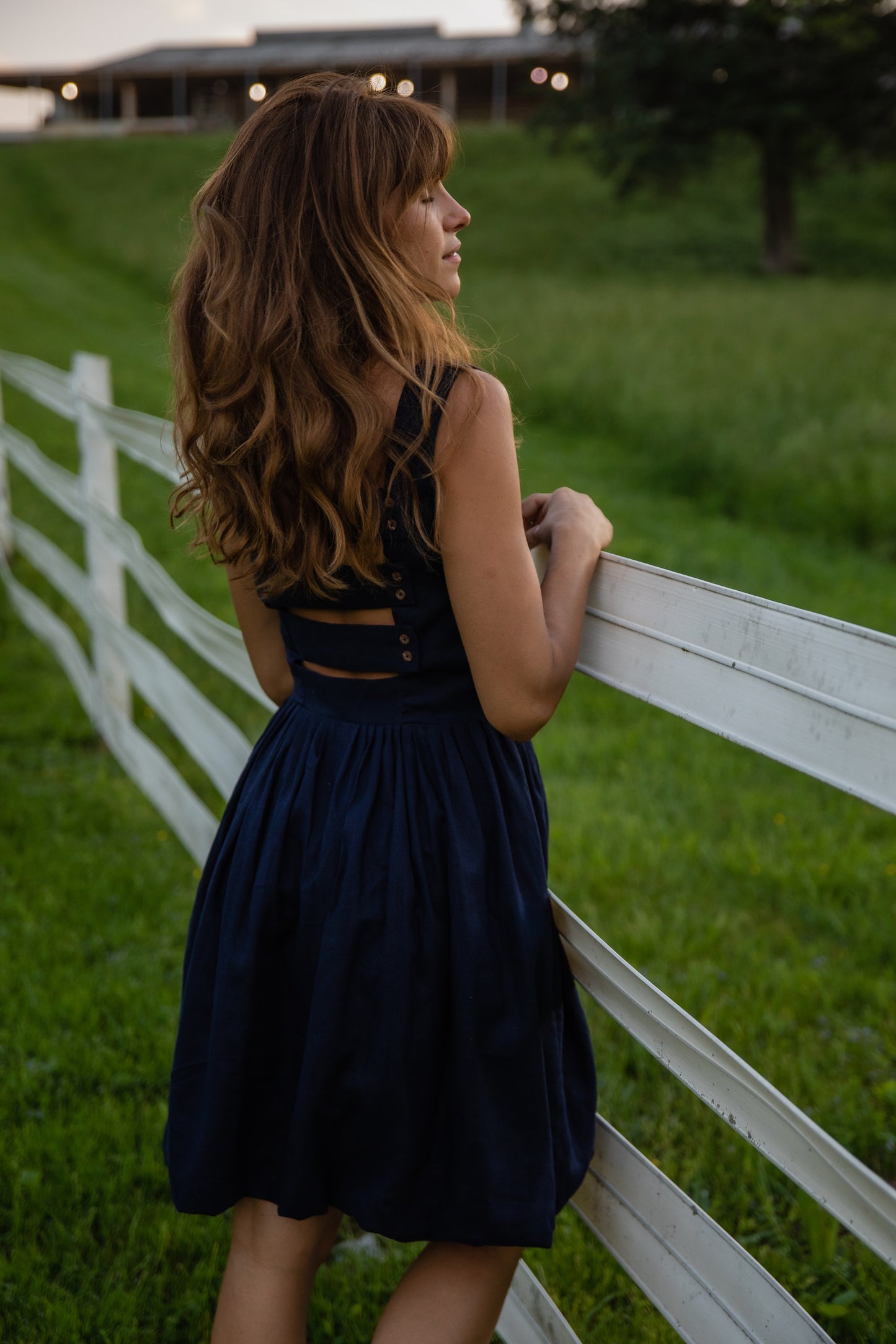 Lucy Dress in Linen Made to Order