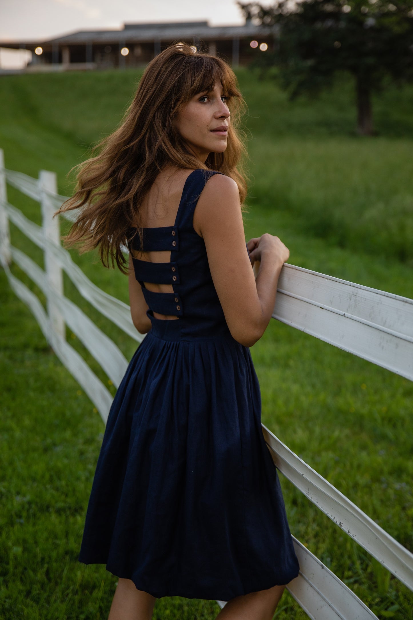 Lucy Dress in Linen Made to Order