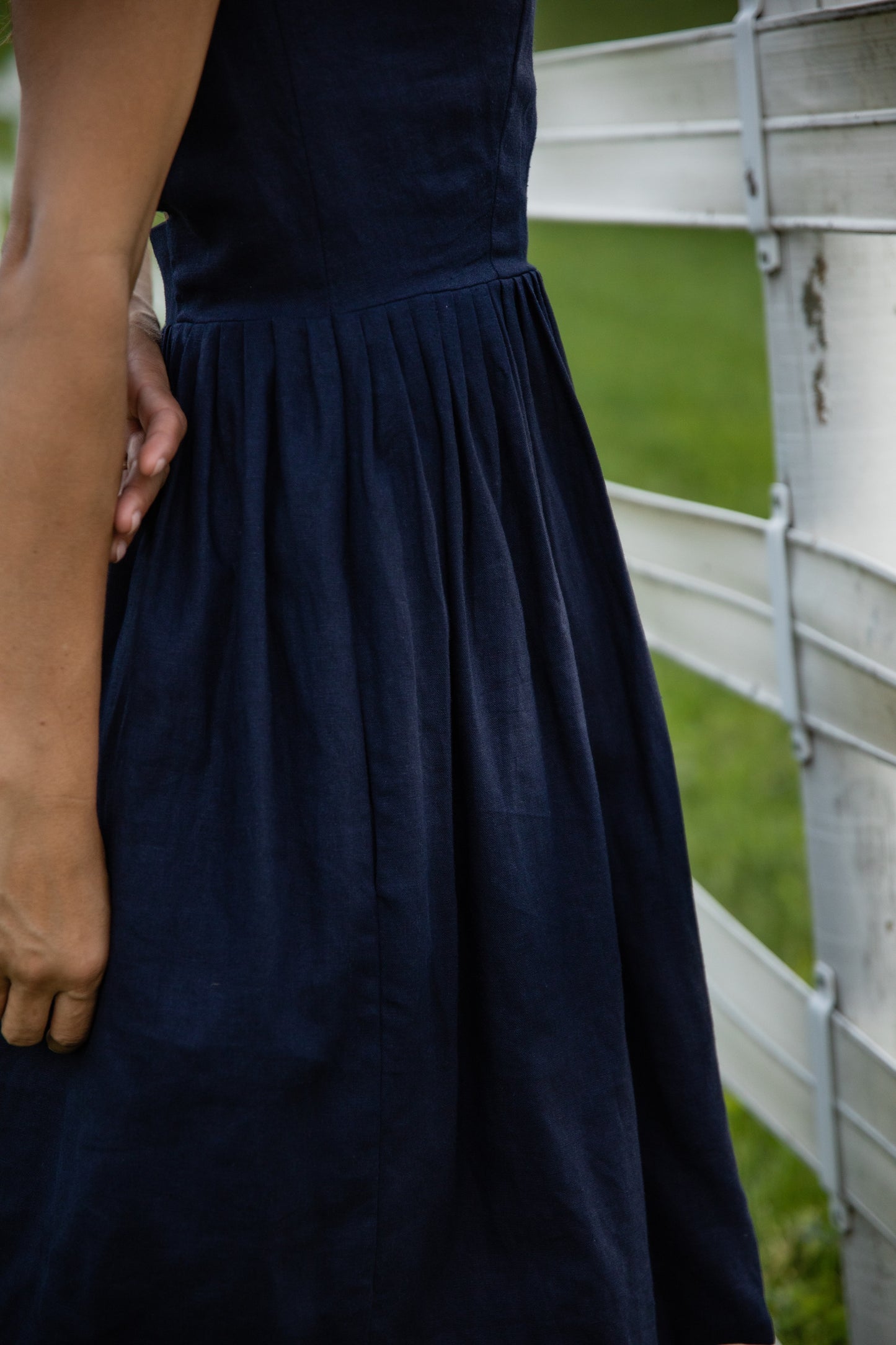 Lucy Dress in Linen Made to Order