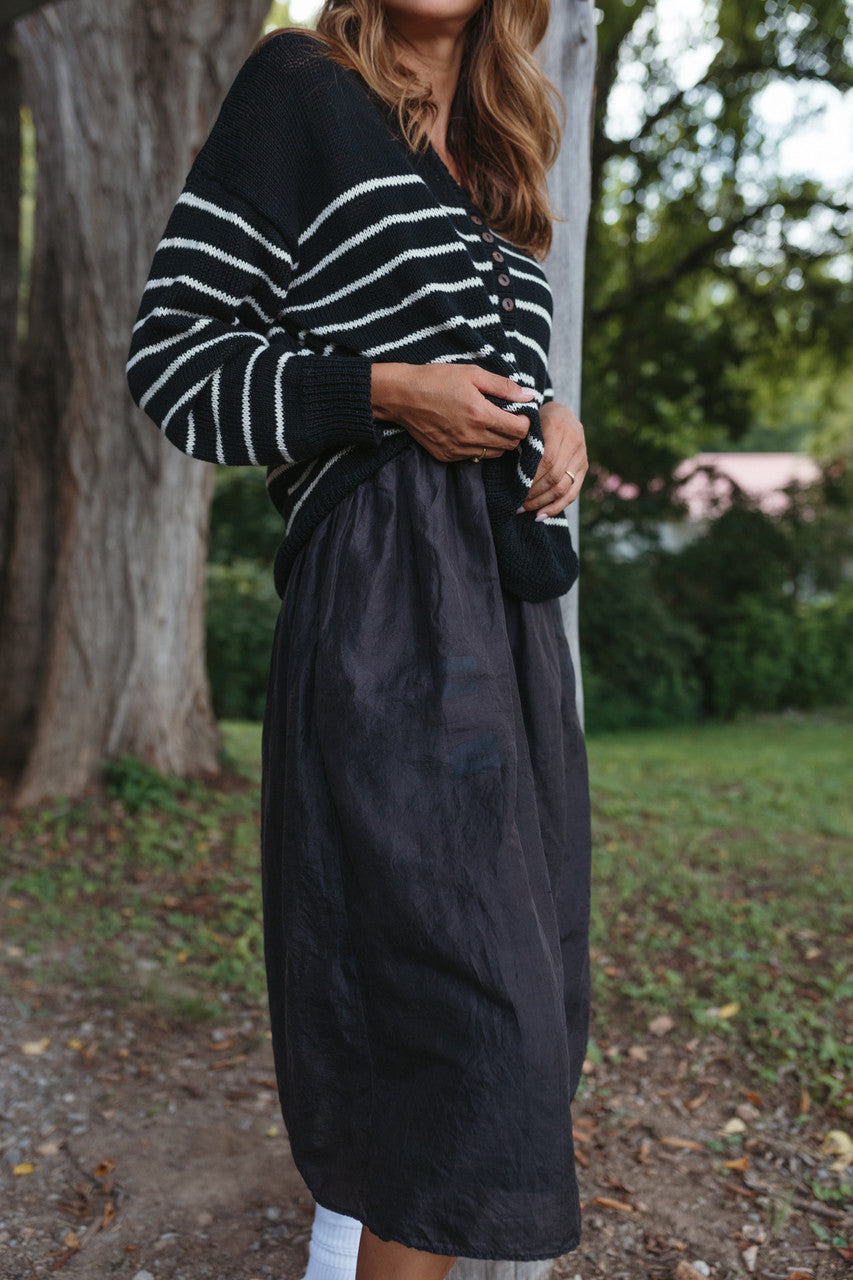Aiden Classic Breton Style Henley Made to Order