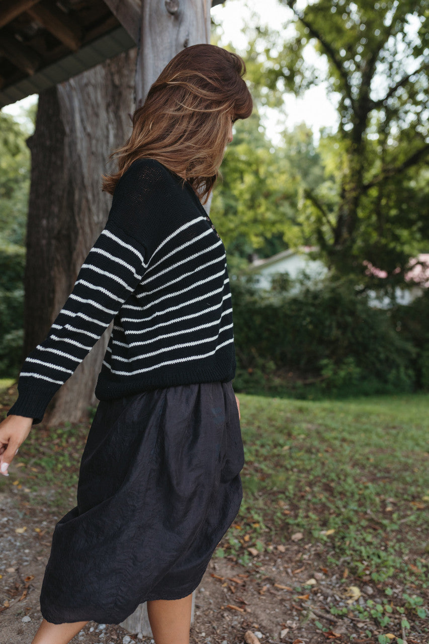 Aiden Classic Breton Style Henley Made to Order