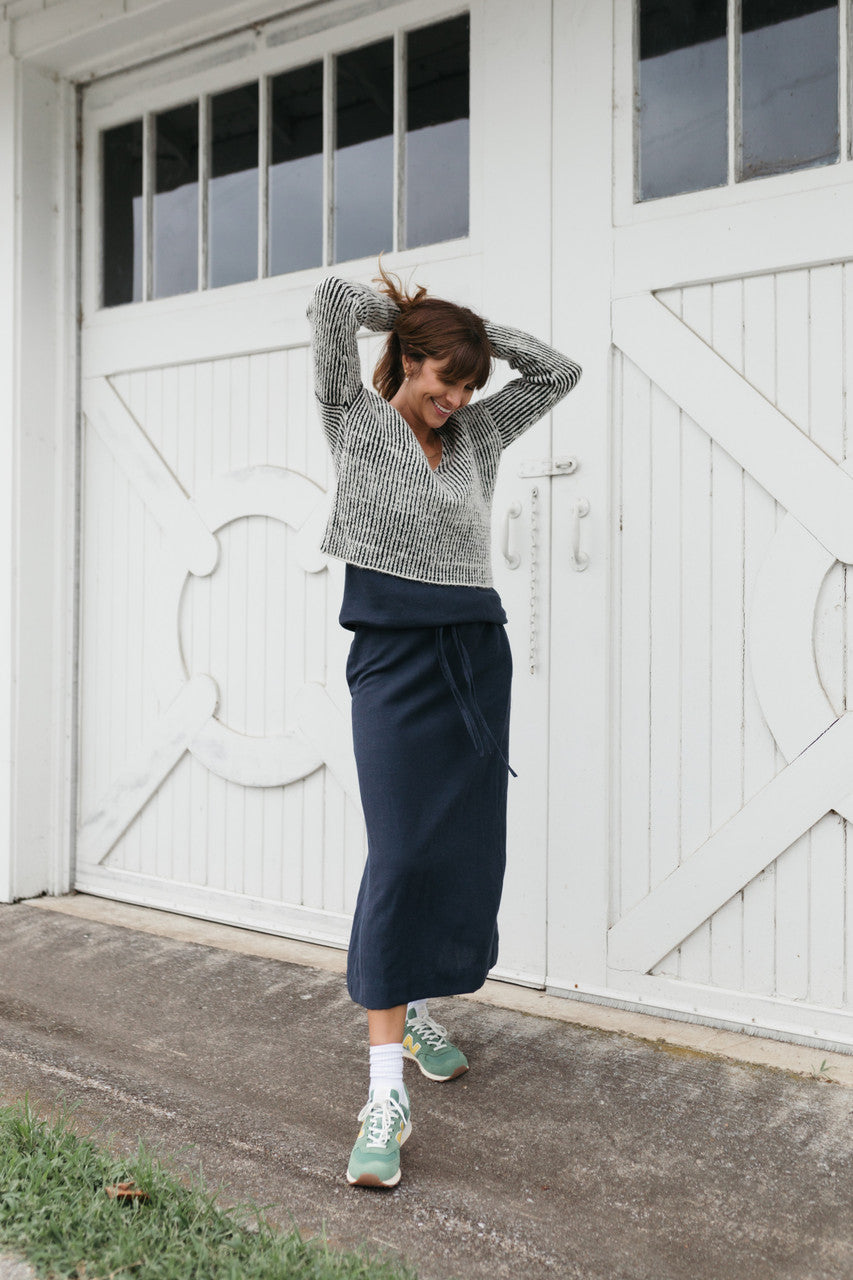 Finn V-Neck Wool Sweater Made to Order