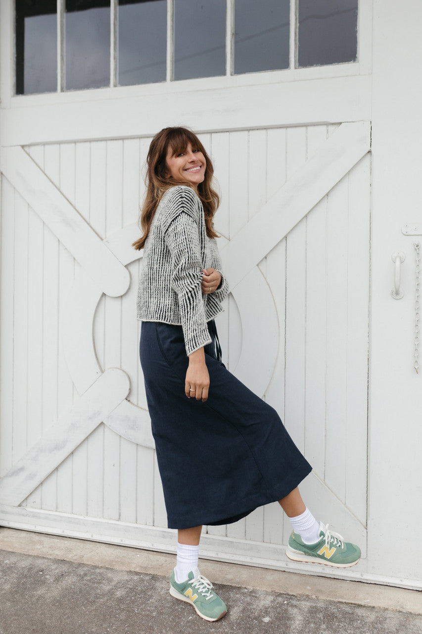 Finn V-Neck Wool Sweater Made to Order