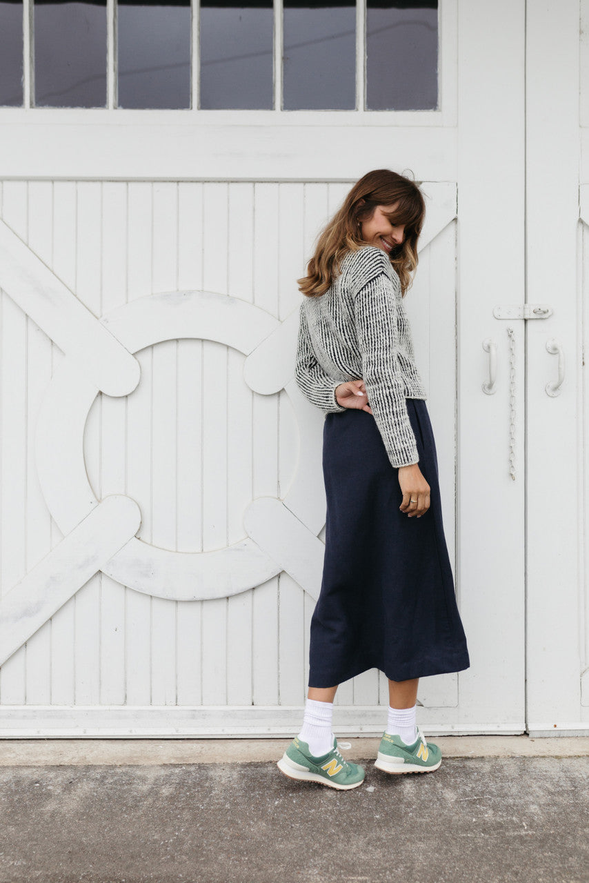 Finn V-Neck Wool Sweater Made to Order