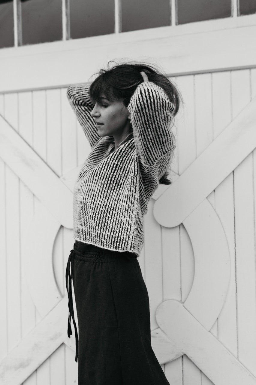 Finn V-Neck Wool Sweater Made to Order