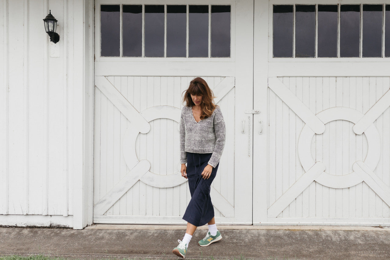 Finn V-Neck Wool Sweater Made to Order