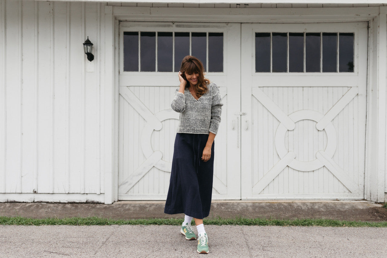 Finn V-Neck Wool Sweater Made to Order