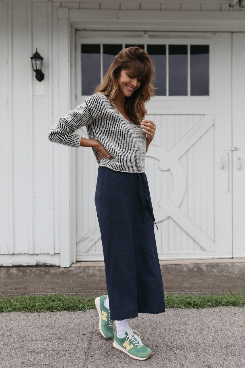 Finn V-Neck Wool Sweater Made to Order