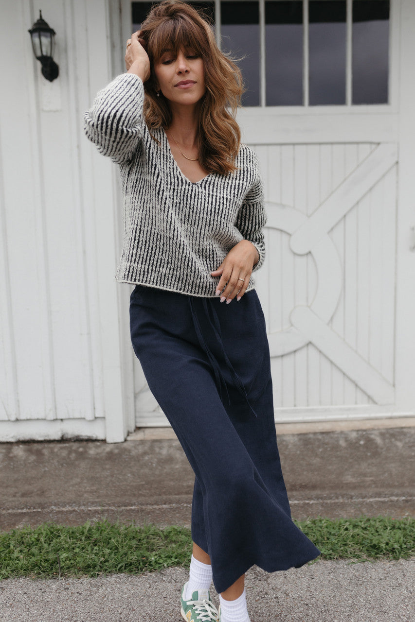 Finn V-Neck Wool Sweater Made to Order