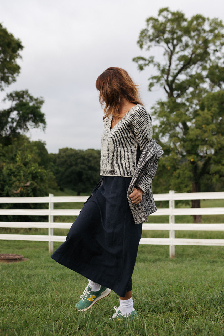 Finn V-Neck Wool Sweater Made to Order