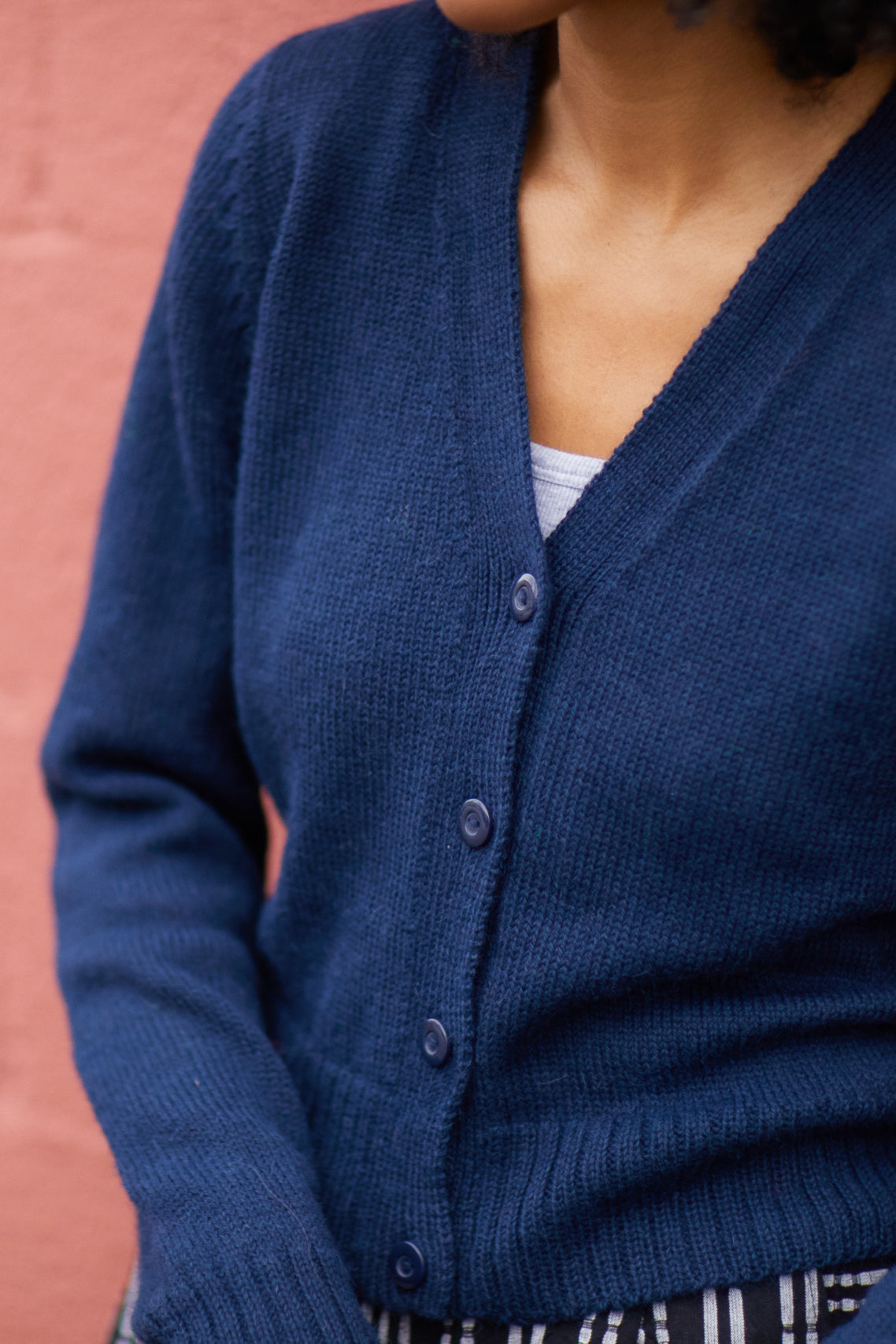 Alpaca Robbi Cardigan Sweater in Black Made to Order