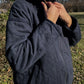 Jamie Linen Quilted Jacket in Navy Made to Order