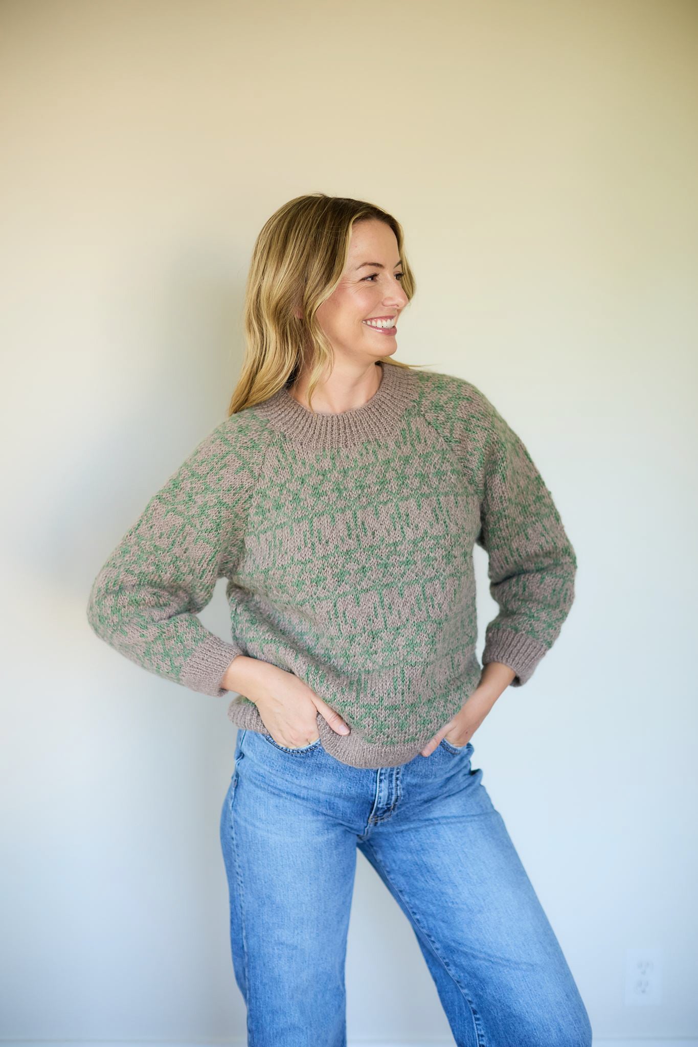 Violet Wool Pullover Made to Order