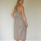 Faro Dress in Rose Mauve Linen