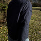 Jamie Linen Quilted Jacket in Navy Made to Order