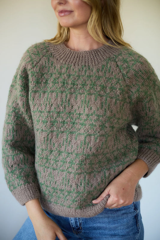 Violet Wool Pullover Made to Order