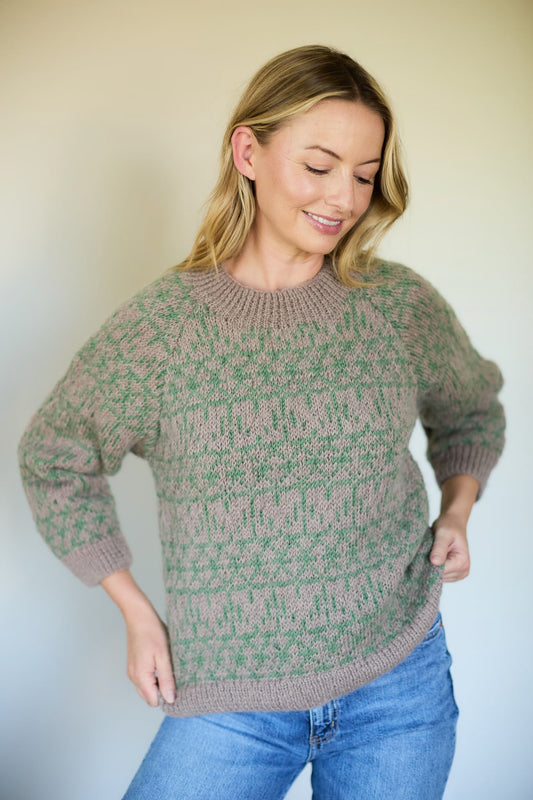 Violet Wool Pullover Made to Order