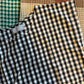 Katie Handwoven Cotton Set in Black and White Gingham