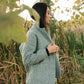 Portuguese Wool Pieper Coat in Grey Houndstooth Made to Order