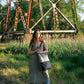 Faro Dress in Black and White Gingham Cotton Made to Order