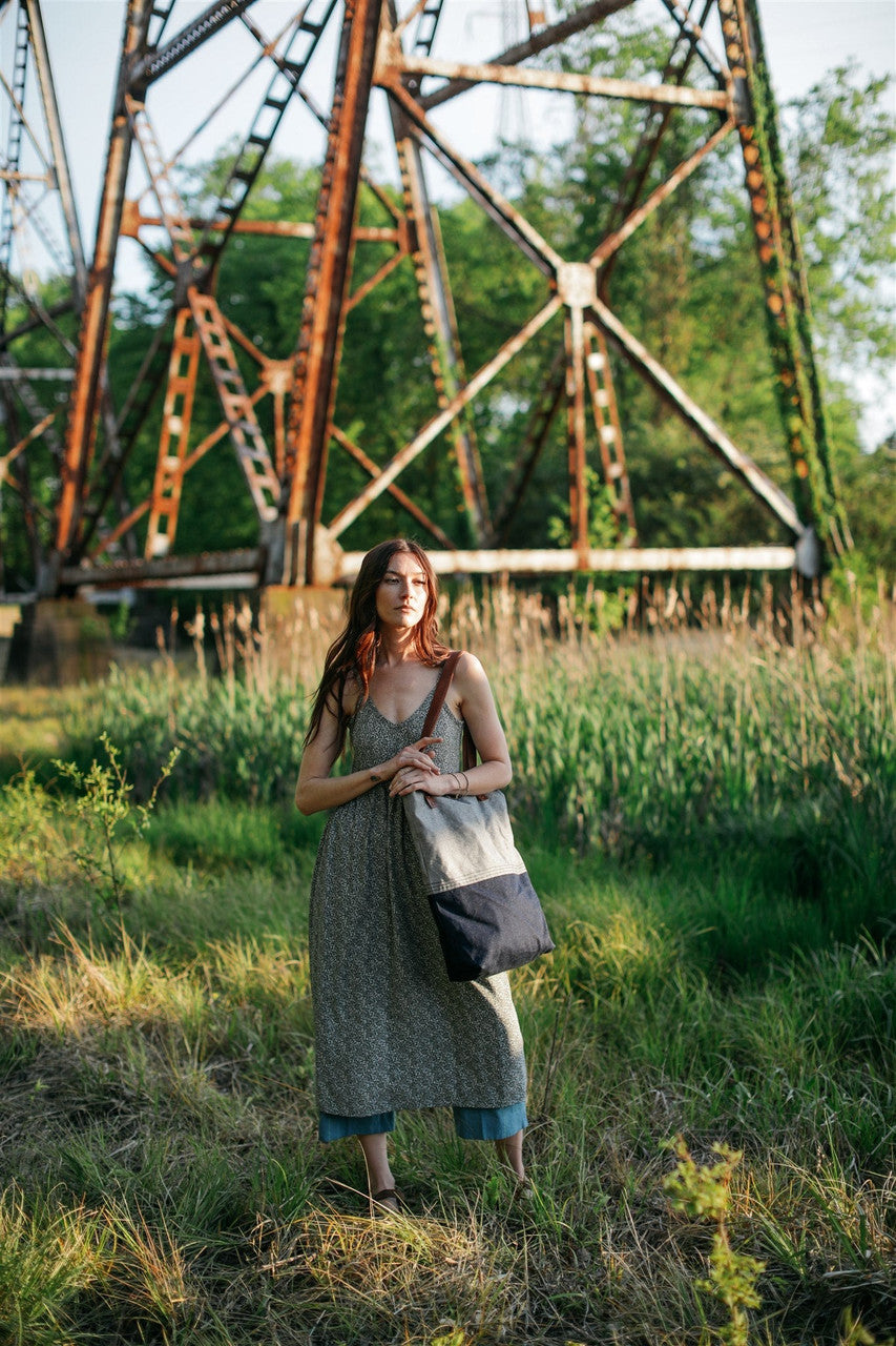 Faro Dress in Black and White Gingham Cotton Made to Order