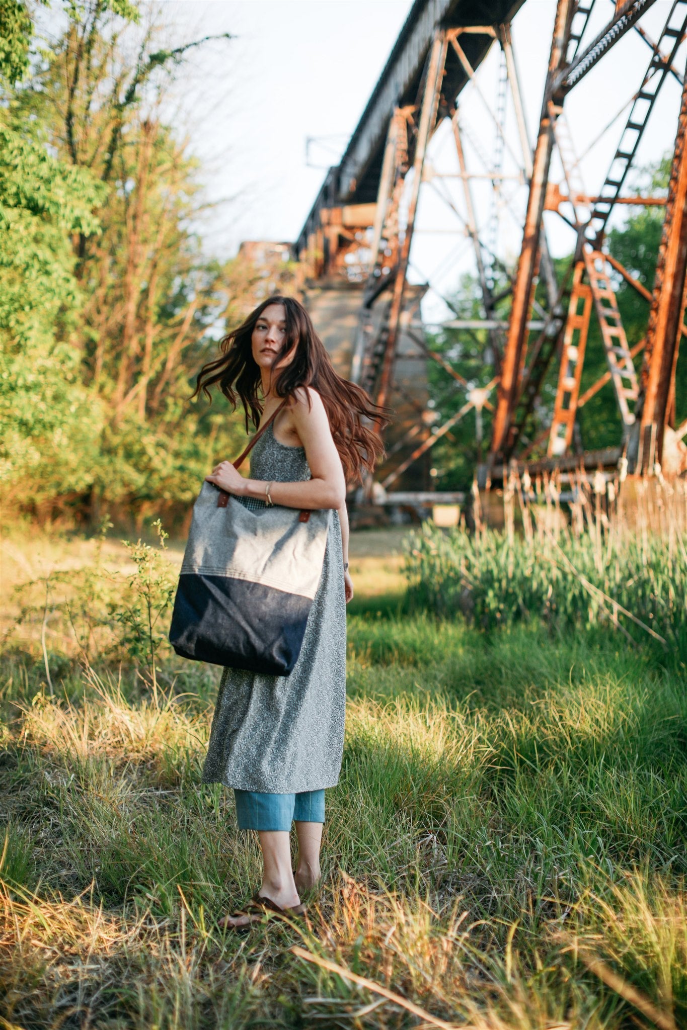 Faro Dress in Recycled Black and White Gingham - Pre-Order 2/30