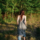 Faro Dress in Black and White Gingham Cotton Made to Order
