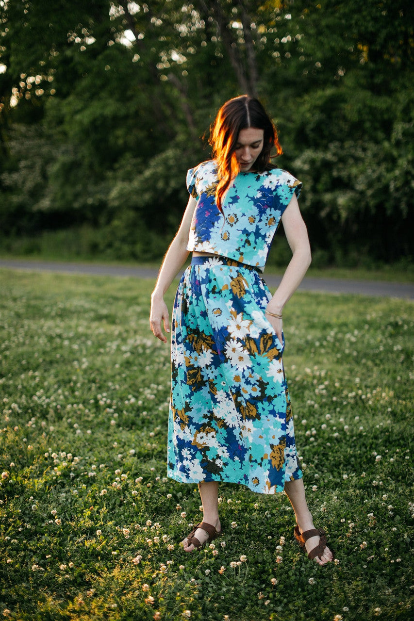 Claudia Floral Skirt Set Made to Order