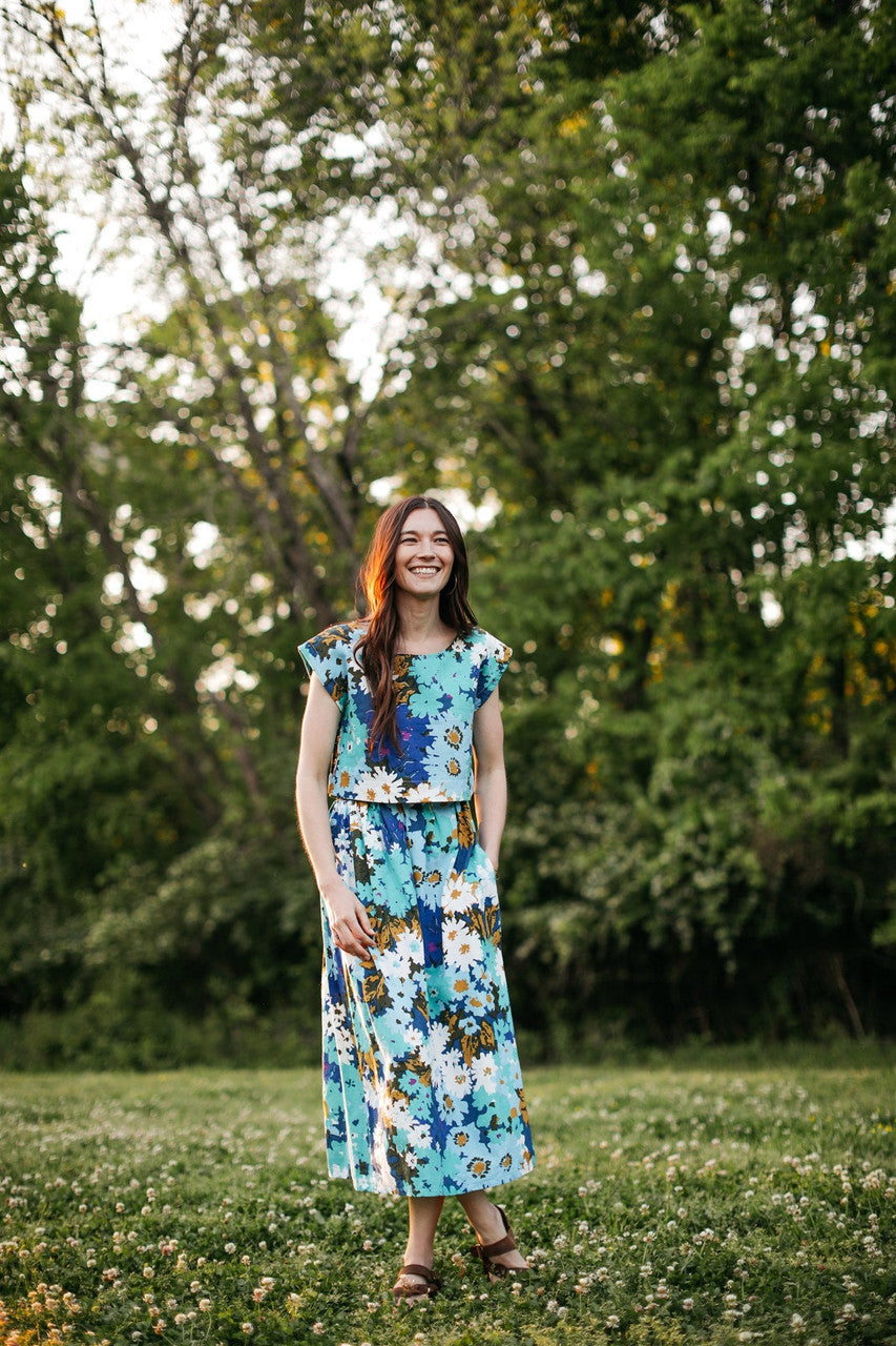 Claudia Floral Skirt Set Made to Order