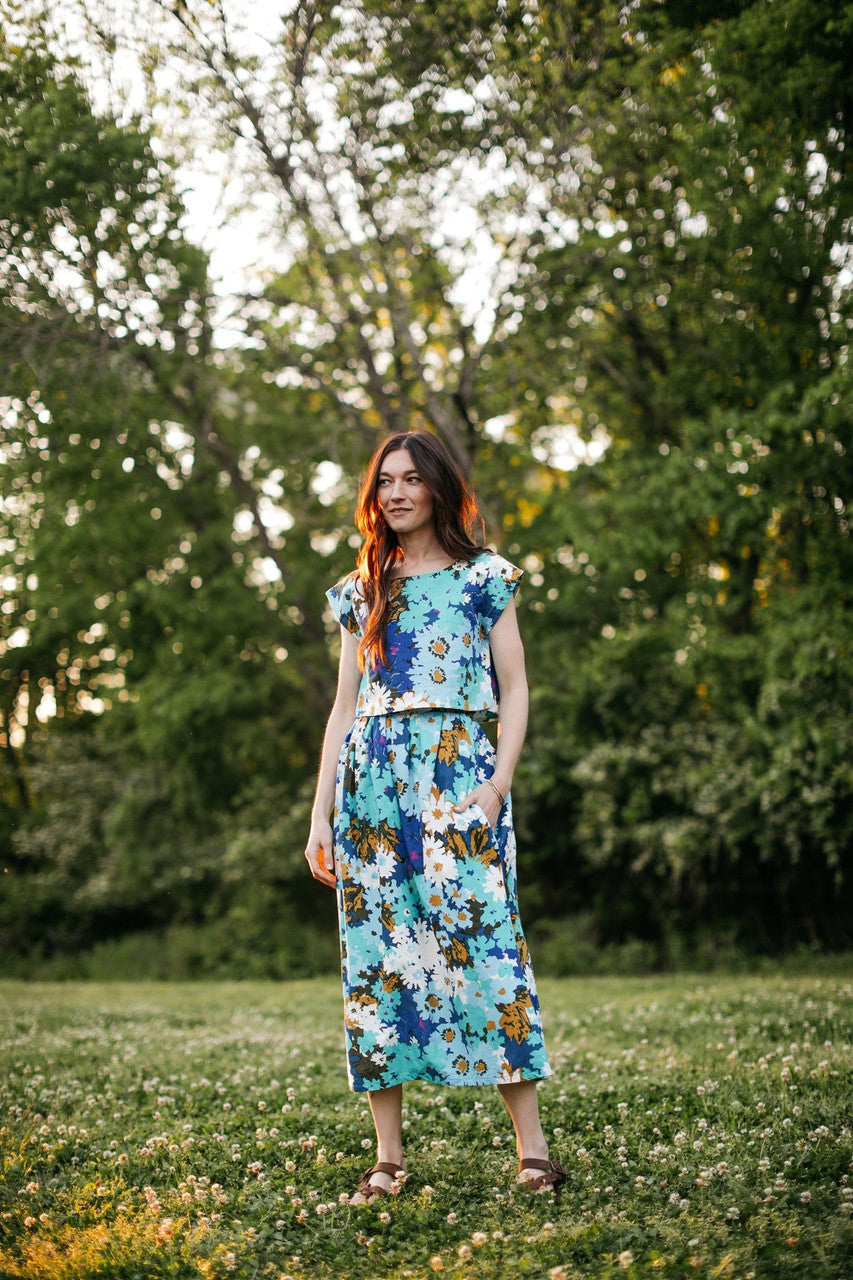 Claudia Floral Skirt Set Made to Order