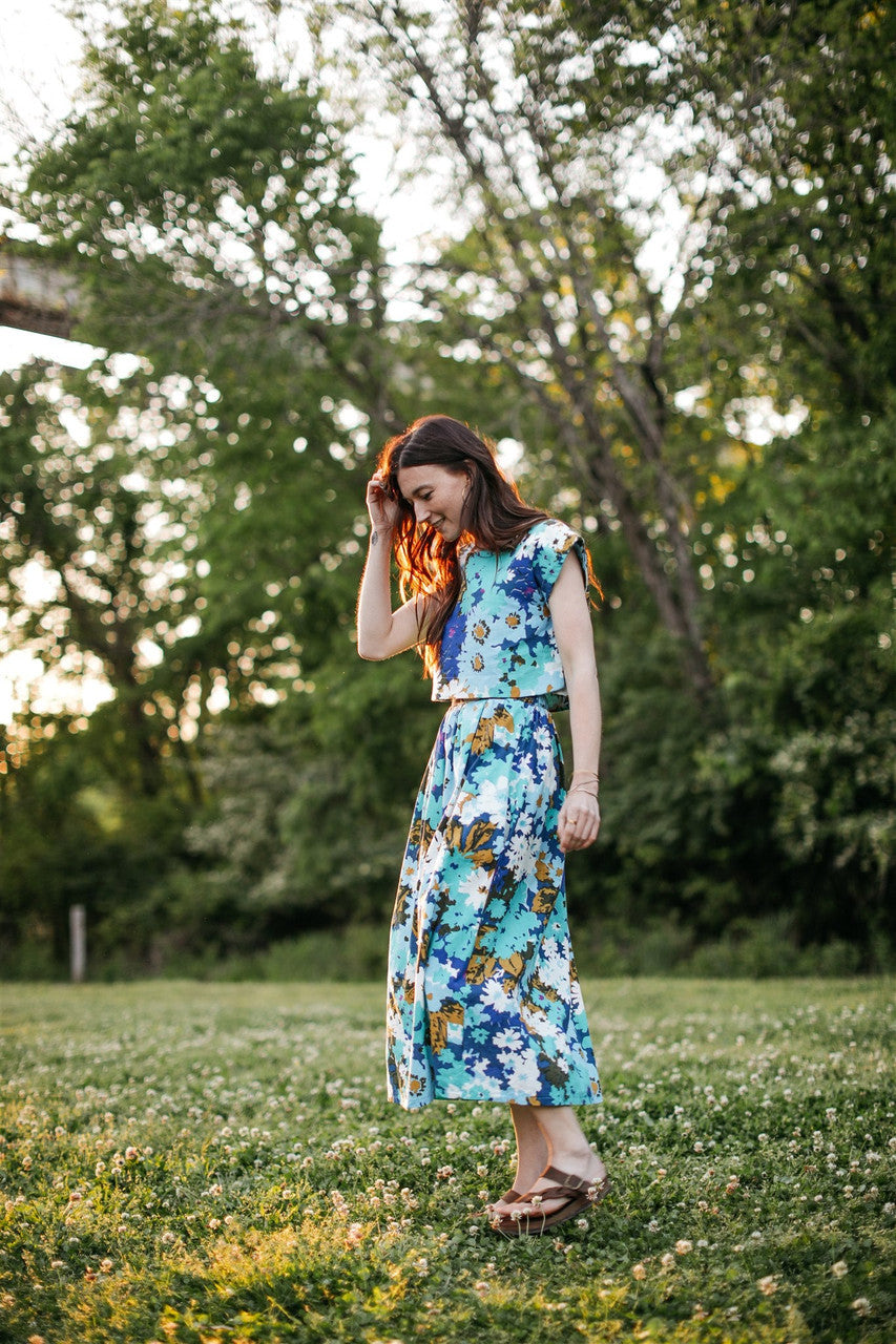 Claudia Floral Skirt Set Made to Order