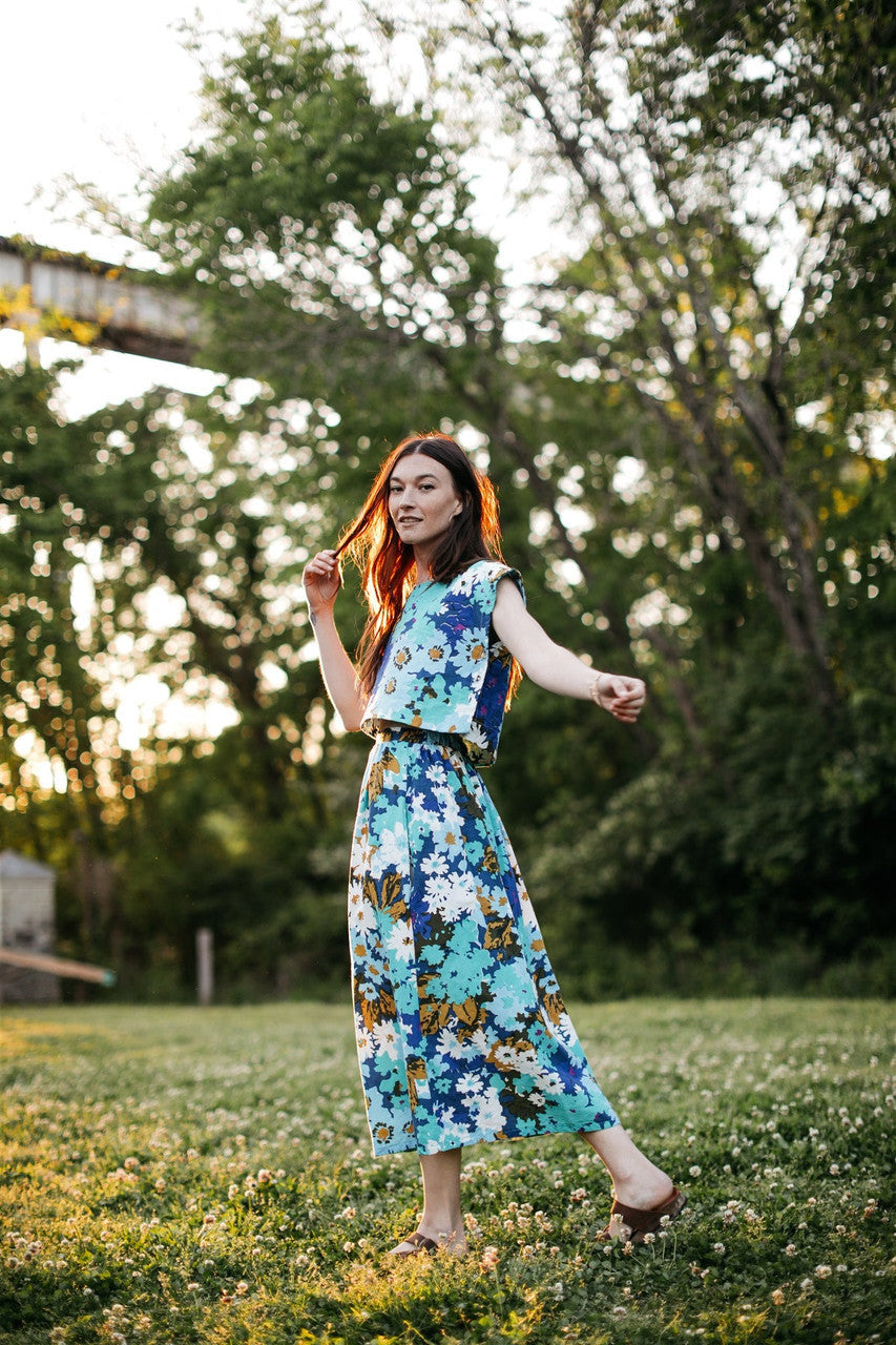 Claudia Floral Skirt Set Made to Order