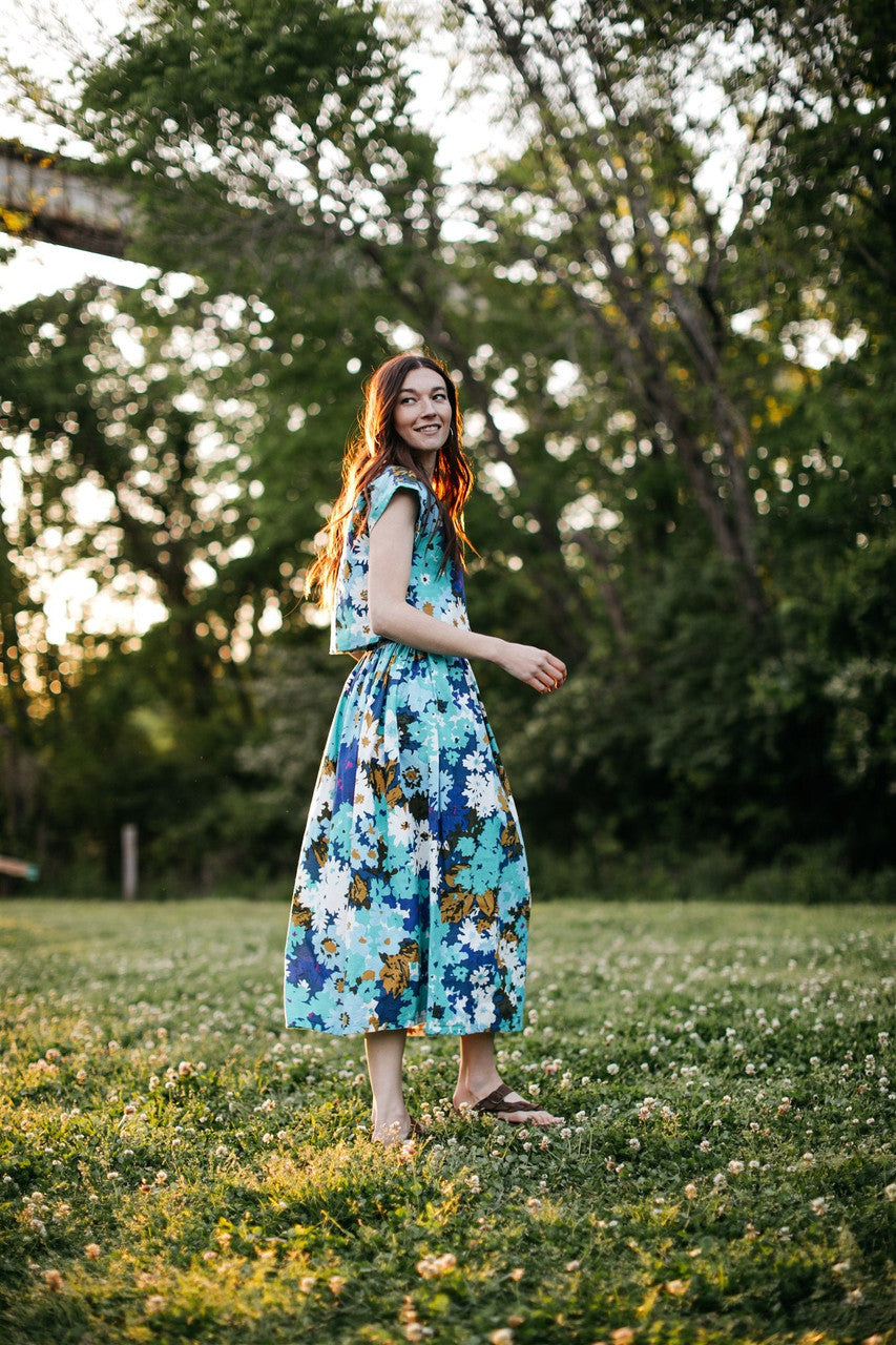 Claudia Floral Skirt Set Made to Order