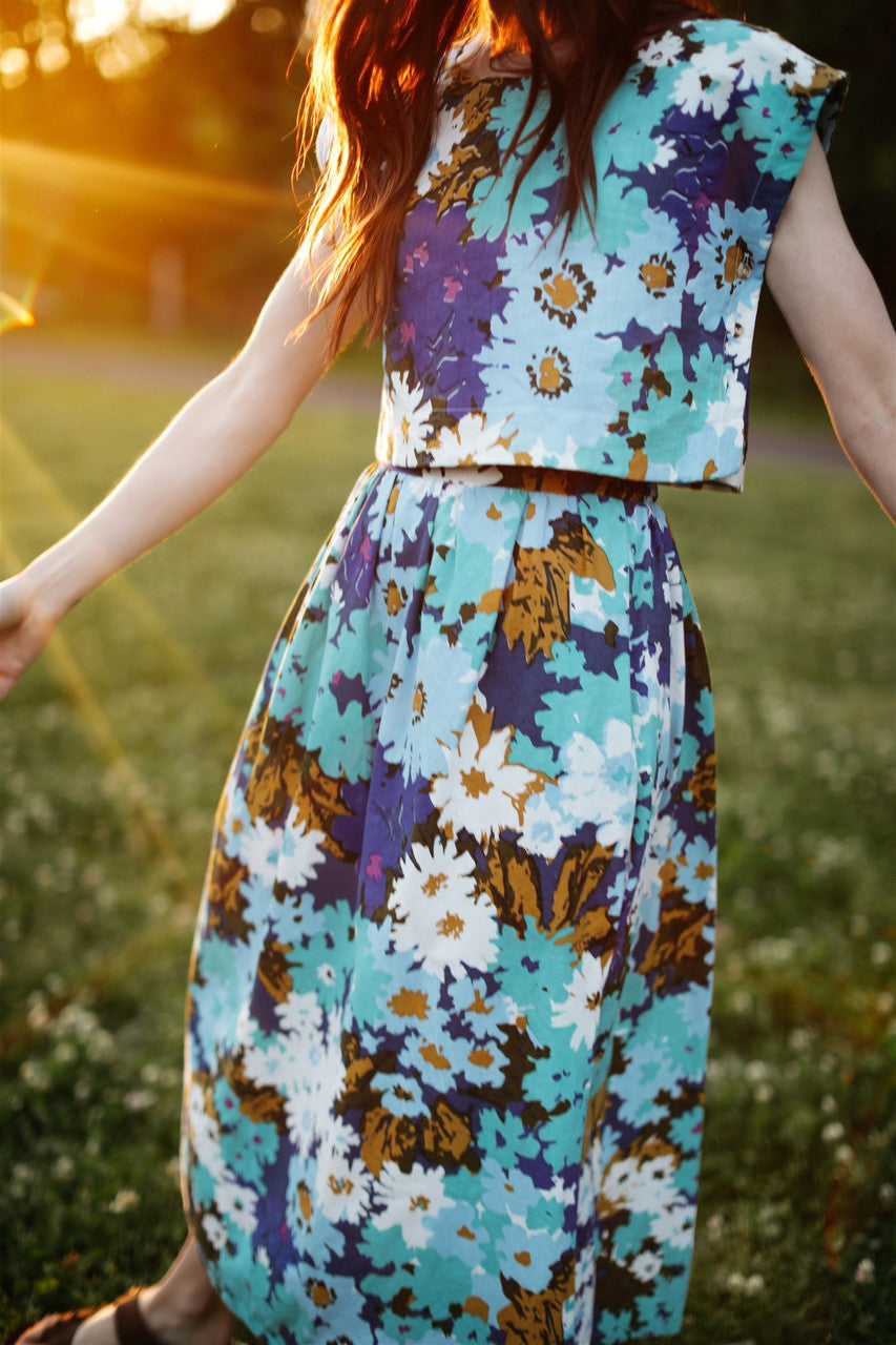 Claudia Floral Skirt Set Made to Order