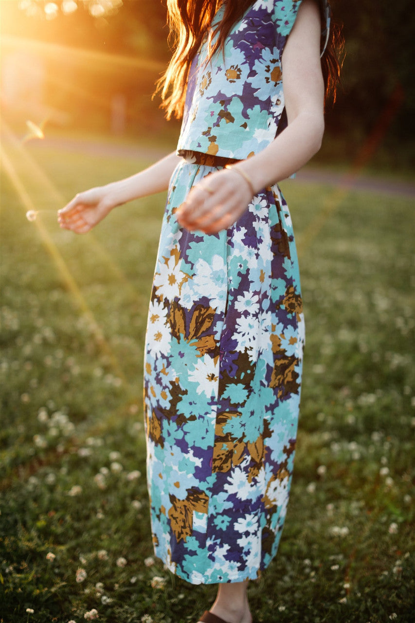 Claudia Floral Skirt Set Made to Order