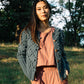 Hand Knit Nepali Wool Jill Sweater in Emerald Green Made to Order
