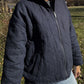 Jamie Linen Quilted Jacket in Navy Made to Order