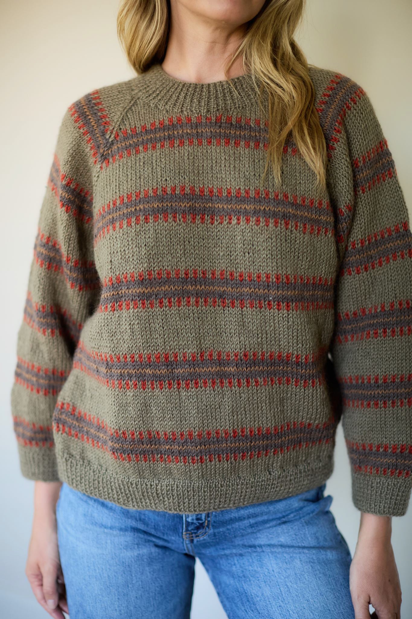 Fern Wool Pullover in Multiple Color Options Made to Order