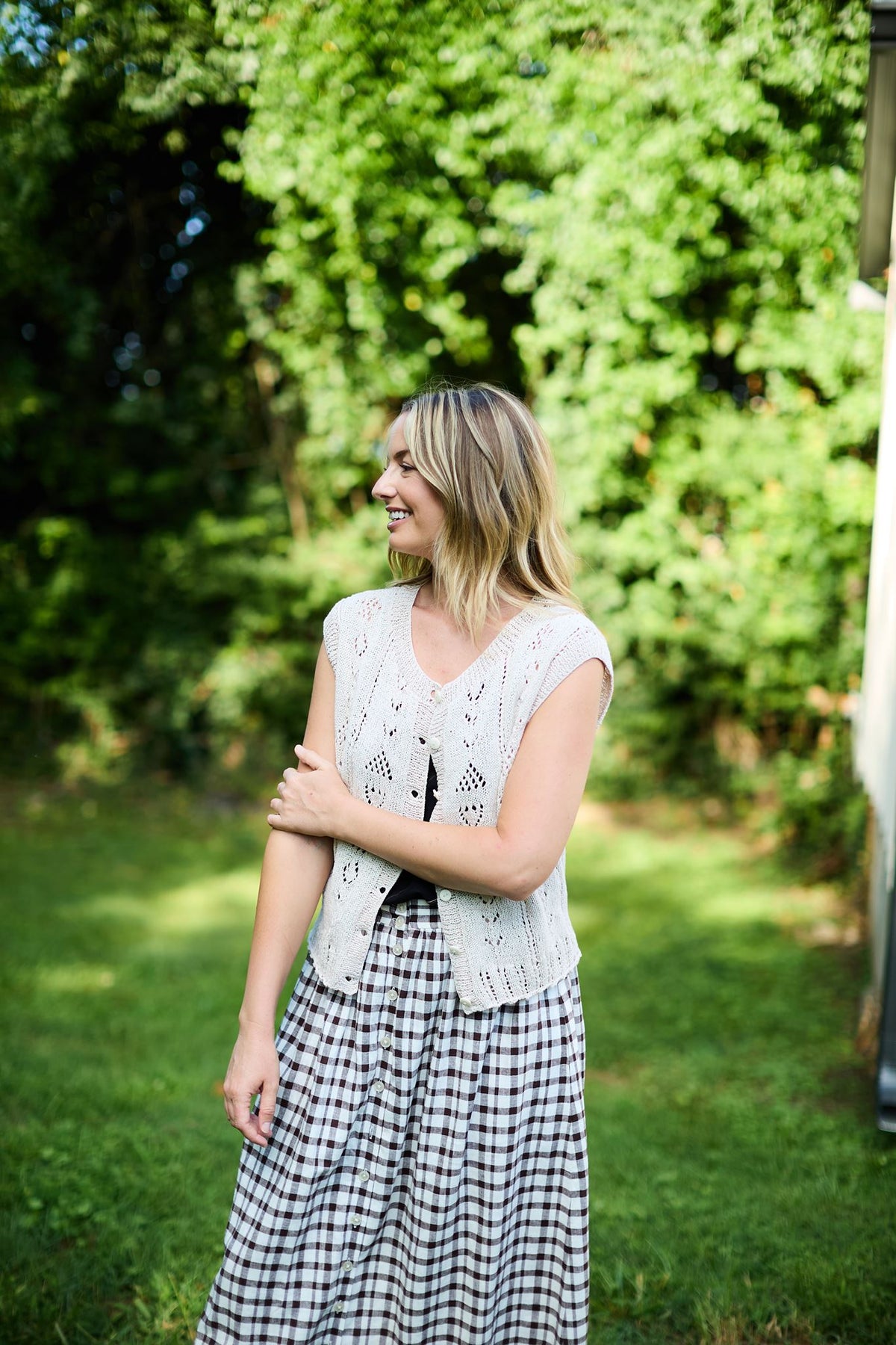 Perry Gathered Midi Skirt
