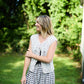 Maria Hand Knit Cotton Vest in Cream