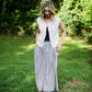 Perry Gathered Midi Skirt