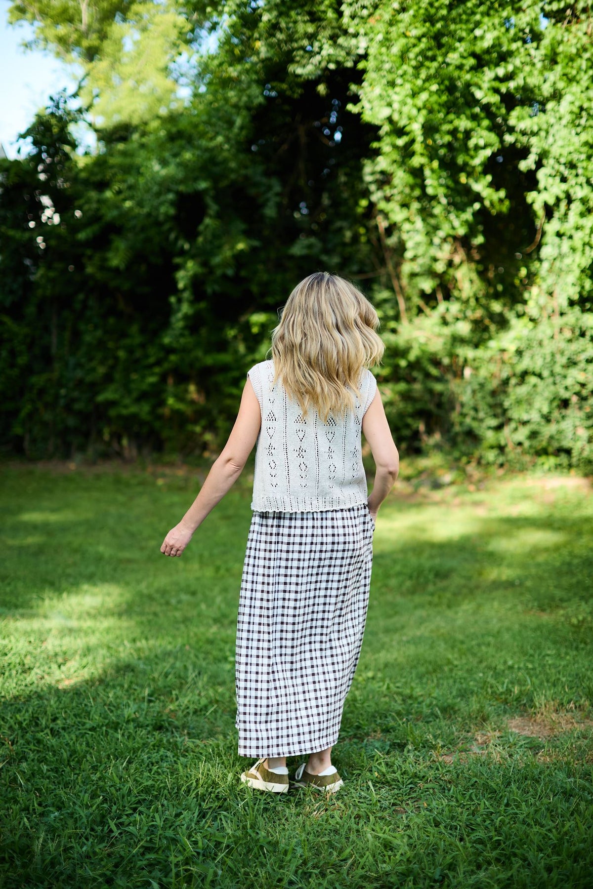 Perry Gathered Midi Skirt