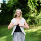 Perry Gathered Midi Skirt