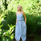 Perry Gathered Midi Skirt