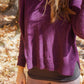Baby Alpaca Pullover Sweater in Brown