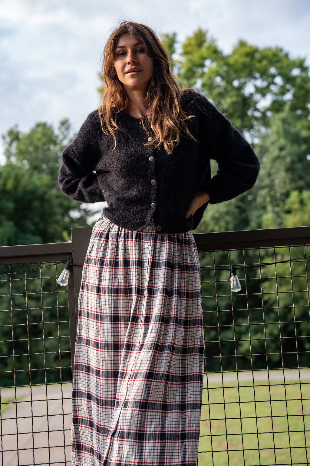 Betty Mohair Cardigan in Black Made to Order